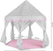 Kruzzel Grote Kindertent Grijs/Roze met Sterrenmotief