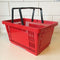 Klika - Winkelmandje rood BIG met 2 handgrepen - 15 stuks