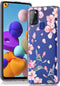 iMoshion Hoesje Geschikt voor Samsung Galaxy A21s Hoesje Siliconen - iMoshion Design hoesje - Roze / Transparant / Blossom Watercolor