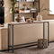 SoBuy FSB19-XL-N - Consoletafel - Smal Design Ruimtebesparend Hout/Metaal - Natuur/Zwart 120x20x80cm