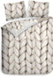 Heckett & Lane Bodet - Dekbedovertrek - Lits-jumeaux - 260x200/220 cm - Cream Ivory
