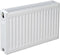 Plieger Compact Paneelradiator Type 22 - 1219 W - Geribbelde voorplaat - Wit - 50 x 80 cm
