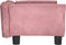 vidaXL - Hondenmand - 70x45x30 - cm - fluweel - roze