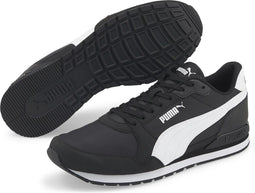 PUMA 384857-01 - Lage sneakers - Suède - Zwart - Wit
