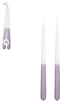 Mica Decorations Dip-dye Dinerkaars - Set van 2 - H30 cm - Lila
