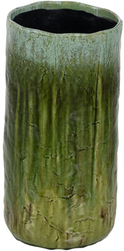 Vaas Groen Keramisch 21 x 21 x 41 cm
