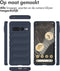 iMoshion Hoesje Geschikt voor Google Pixel 7 Pro Hoesje Siliconen - iMoshion EasyGrip Backcover - Donkerblauw
