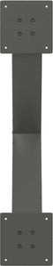vidaXL - Salontafelpoten - 2 - st - X-vormig - 70x(42-43) - cm - staal - antraciet