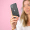 iMoshion Hoesje Geschikt voor Motorola Moto G8 Power Hoesje Siliconen - iMoshion Design hoesje - Transparant / Zwart / Hearts All Over Black