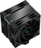 DeepCool AK400 ZERO DARK PLUS - CPU-koeler - 4 heatpipes - Zwart