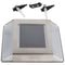 LED solar floor lamp with 2 white LEDs max. 12 lumens, light duration max. 8 hours