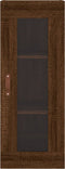 vidaXL - Hangkast - 34,5x34x90 - cm - bruin - eikenkleur