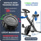 Heldenwerk Hometrainer - Inklapbaar - Belastbaar tot 150KG - Zwart