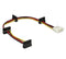 Delock (60142) - Kabel Power Molex 4 pin plug > 4 x SATA 15 pin receptacle - 40 cm - Geel Multi-color Rood Wit Zwart