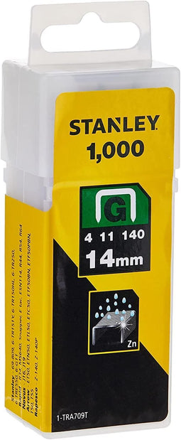 Stanley nietjes 14 mm type G 1000 stuks