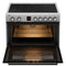 ETNA FI590RVS - Inductiefornuis 5 kookzones 105 liter RVS