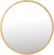 J-Line spiegel Mona Rond - ijzer/glas - goud - small - Ø 40 cm