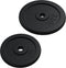 vidaXL - Halter - met - gewichten - 90 - kg - gietijzer
