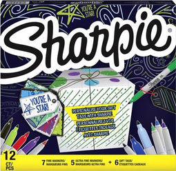 Viltstift Sharpie 0 - 5 en 0 - 9mm + gratis cadeaulabels