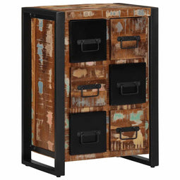 vidaXL - Dressoir - 50x35x70 - cm - massief - gerecycled - hout