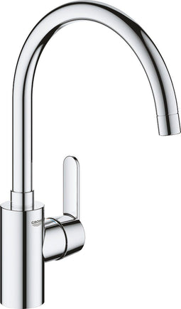 GROHE QuickFix Get Keukenkraan - draaibare uitloop - chroom - 31494001