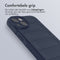iMoshion Hoesje Geschikt voor iPhone 14 Hoesje Siliconen - iMoshion EasyGrip Backcover - Donkerblauw