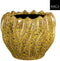 Mica Decorations Bloempot Thom - 31x31x24.5 cm - Keramiek - Geel