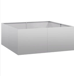 vidaXL - Plantenbak - 100x100x40 - cm - gegalvaniseerd - staal