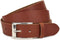 Timbelt Leren Unisex Riem - Riemstrook 3,5 cm breed - Casual Look - Echt Leer - Cognac - Riemmaat 105