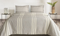 Yellow Arles - Dekbedovertrek - Eenpersoons - 140x200/220 cm - Grijs