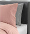 YELLOW Chambray Dekbedovertrek - Lits-jumeaux - 240x200/220 cm - Mandarin Red
