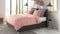 YELLOW Chambray Dekbedovertrek - Lits-jumeaux - 260x200/220 cm - Mandarin Red