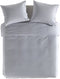 YELLOW Chambray Dekbedovertrek - Lits-jumeaux - 260x200/220 cm - Providence Blue