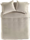 YELLOW Chambray Dekbedovertrek - Litsjumeaux - 240x200/220 cm - Dark Grey