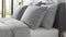 YELLOW Chambray Dekbedovertrek - Litsjumeaux - 240x200/220 cm - Dark Grey