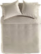 YELLOW Chambray Dekbedovertrek - Litsjumeaux XL - 260x200/220 cm - Natural