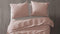 YELLOW Chambray Dekbedovertrek - Tweepersoons - 200x200/220 cm - Mandarin Red