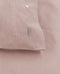 YELLOW Chambray Dekbedovertrek - Tweepersoons - 200x200/220 cm - Mandarin Red