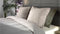 YELLOW Cialda Dekbedovertrek - Eenpersoons - 140x200/220 cm - Silver Grey