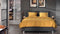 YELLOW Cialda Dekbedovertrek - Lits-jumeaux - 240x200/220 cm - Ochre Gold