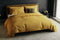 Yellow Cialda Dekbedovertrek - Lits-jumeaux - Katoen - 260x200-220cm - Goud