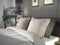 YELLOW Cialda Dekbedovertrek - Lits-jumeaux XL - 260x200/220 cm - Silver Grey