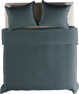 YELLOW Cialda Dekbedovertrek - Tweepersoons - 200x200/220 cm - Dusk Blue