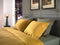 YELLOW Cialda Dekbedovertrek - Tweepersoons - 200x200/220 cm - Ochre Gold
