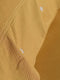 YELLOW Cialda Dekbedovertrek - Tweepersoons - 200x200/220 cm - Ochre Gold