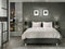 YELLOW Cialda Dekbedovertrek - Tweepersoons - 200x200/220 cm - Silver Grey