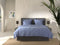 Yellow Dekbedovertrek Bamboo - Extra Breed - 260x200/220 cm - Ocean Blue