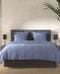 Yellow Dekbedovertrek Bamboo - Tweepersoons - 200x200/220 cm - Ocean Blue
