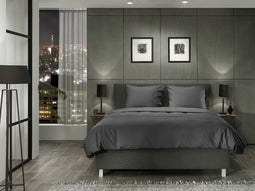 Yellow Dekbedovertrek Cialda - Extra Breed - 260x200/220 cm - Pewter Grey