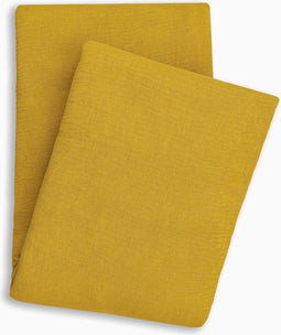 Yellow ICA Sprei - 100% Katoen - 270x260 - Goud